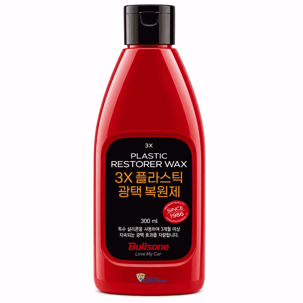 BULLSONE 3X PLASTIC RESTORER WAX 300ML